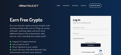 firefaucet site de crypto faucet